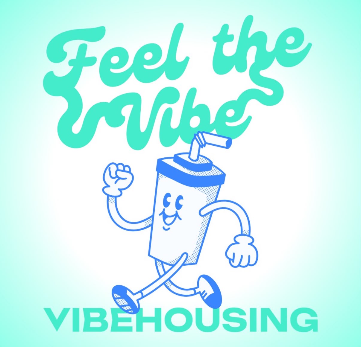 Mascota Feel the Vibe de VibeHousing